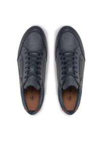 Rieker Sneakersy 11903-14 Granatowy. Kolor: niebieski. Materiał: skóra