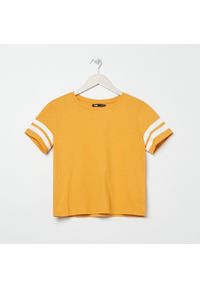 Sinsay - Koszulka - Żółty. Kolor: żółty #1