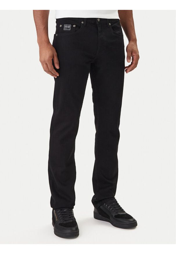 Versace Jeans Couture Jeansy 80GAB5S0 CDW00 Czarny Slim Fit. Kolor: czarny