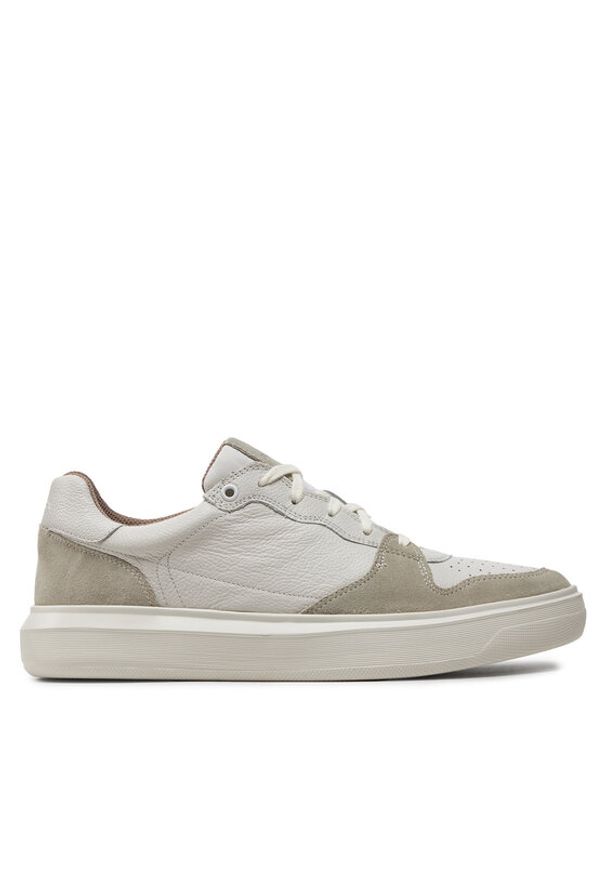 Geox Sneakersy U Deiven U455WB 04722 C1000 Biały. Kolor: biały. Materiał: skóra