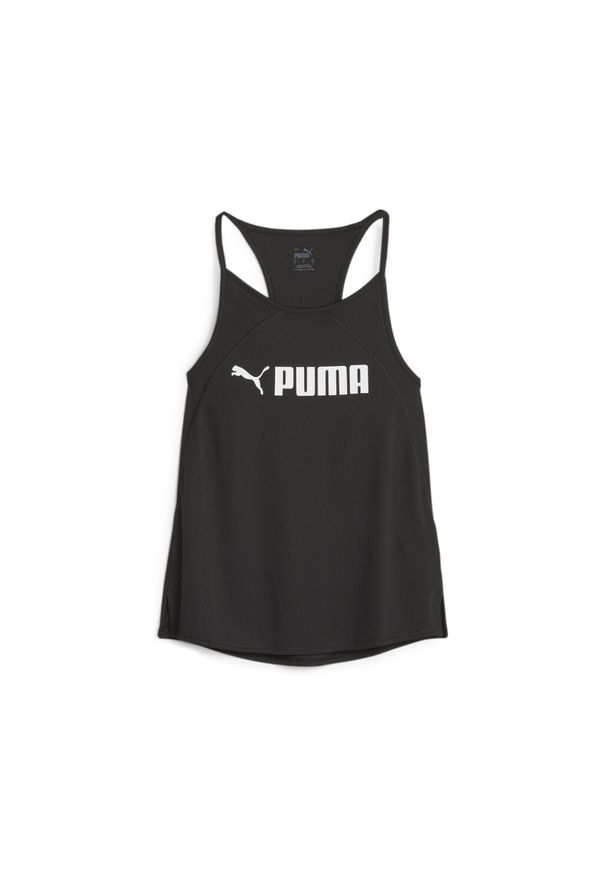 Puma - Koszulka treningowa damska PUMA Fit Fashion Ultrabreathe Allover Tank. Kolor: wielokolorowy, czarny, biały