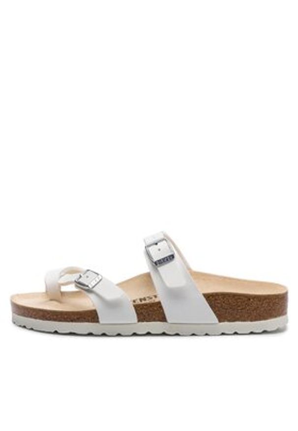 Birkenstock Japonki Mayari 0071053 Biały. Kolor: biały. Materiał: skóra