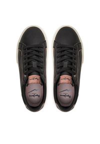 Pepe Jeans Sneakersy Style PLS31564 Czarny. Kolor: czarny. Materiał: skóra