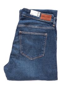 Wrangler - SPODNIE MĘSKIE WRANGLER STRAIGHT AUTHENTIC BLUE W28T9179H