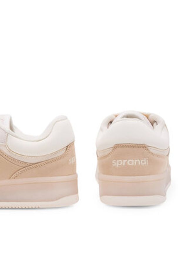 Sprandi Sneakersy MILKY SKATE WP40-23741H Beżowy. Kolor: beżowy. Materiał: skóra. Sport: skateboard