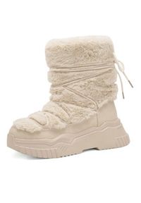 DeeZee Śniegowce NELA WS6009-01 Beżowy. Kolor: beżowy. Materiał: materiał #3