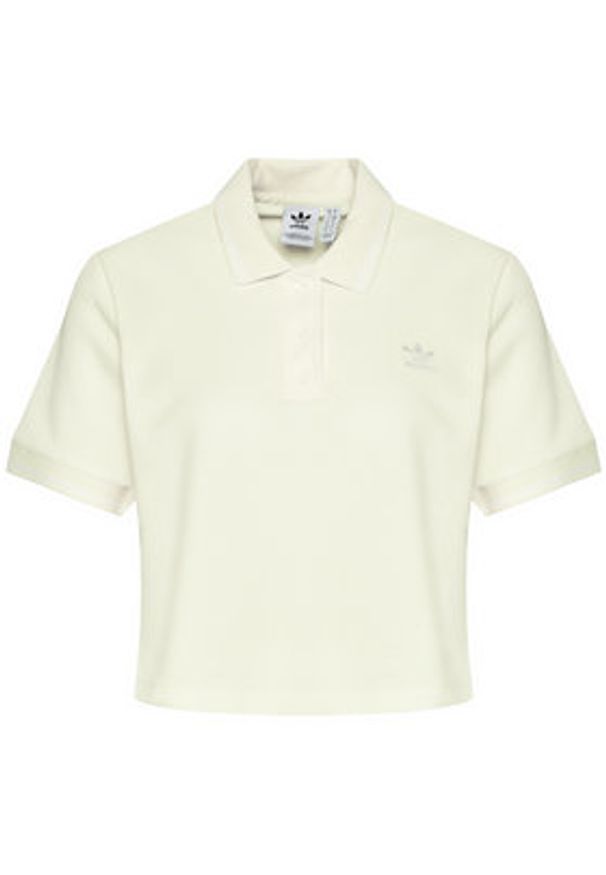 Adidas - adidas Polo Tennis Luxe H56469 Żółty Regular Fit. Typ kołnierza: polo. Kolor: żółty. Materiał: bawełna