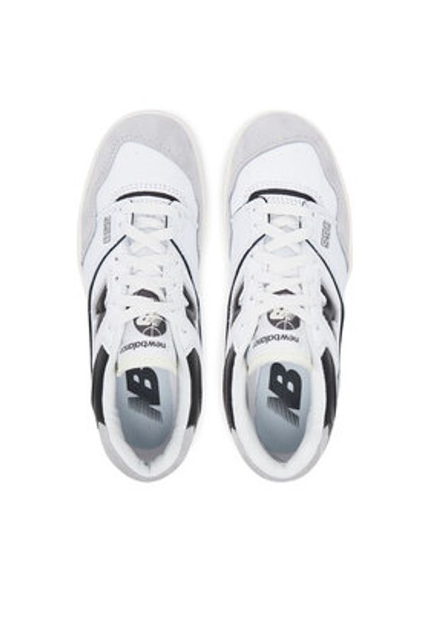 New Balance Sneakersy BB550GWB Biały. Kolor: biały. Materiał: skóra