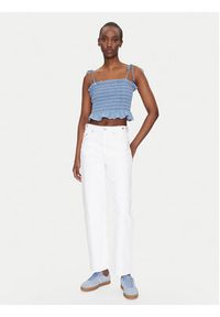 Tommy Jeans Jeansy Layla DW0DW20018 Biały Straight Fit. Kolor: biały #4