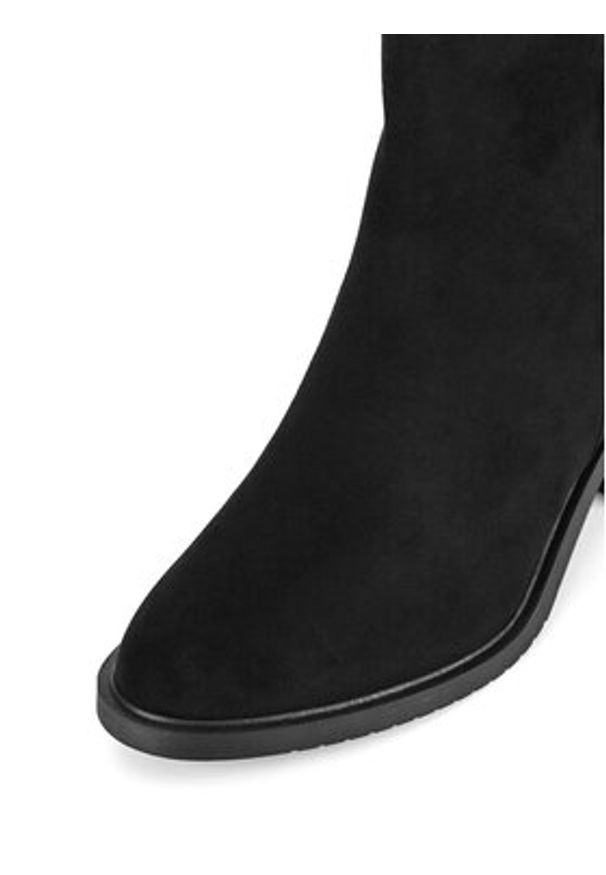 Clara Barson Botki LS5276-02A Czarny. Kolor: czarny. Materiał: materiał