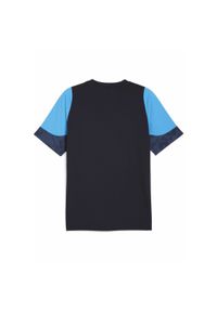 Puma - Męska koszulka treningowa Olympique Marsylia PUMA New Navy Bleu Azur Blue. Kolor: niebieski