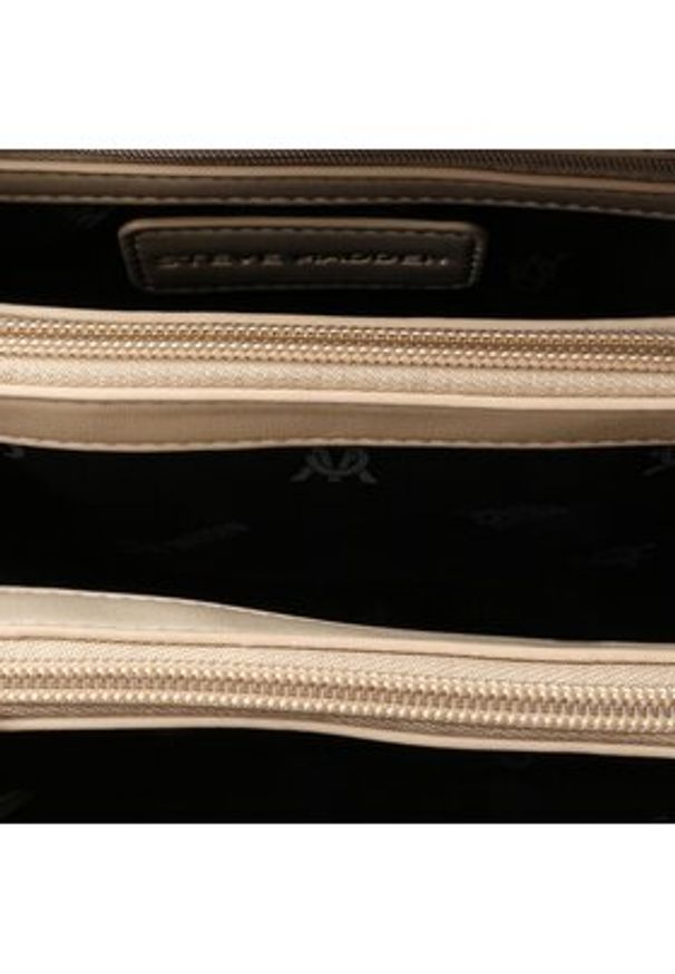 Steve Madden Torebka Bcala Crossbody SM13000617-02002-BOB Czarny. Kolor: czarny. Materiał: skórzane