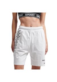 Spodenki sportowe damskie Superdry Core Sport Boy. Kolor: biały #1