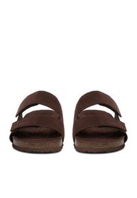 G-Star RAW - G-Star Raw Klapki EO-MILO-01 MI34 Brązowy ciemny. Kolor: brązowy. Materiał: skóra, zamsz #4