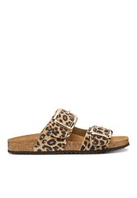 Klapki Geox. Kolor: brązowy #1