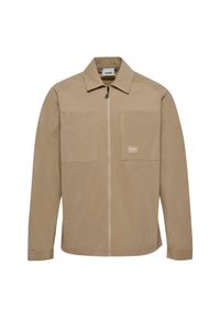 Overshirt Hummel Sorona Loose. Kolor: brązowy. Materiał: materiał