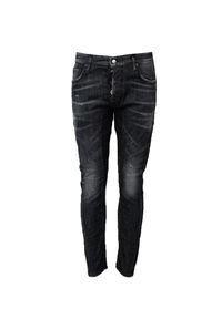 DSQUARED2 - Dsquared2 Jeansy "Tidy Biker Jean" | S71LB1140 | Mężczyzna | Czarny. Kolor: czarny. Długość: długie. Styl: elegancki