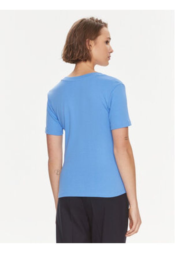 TOMMY HILFIGER - Tommy Hilfiger T-Shirt New Cody WW0WW40584 Niebieski Slim Fit. Kolor: niebieski. Materiał: bawełna