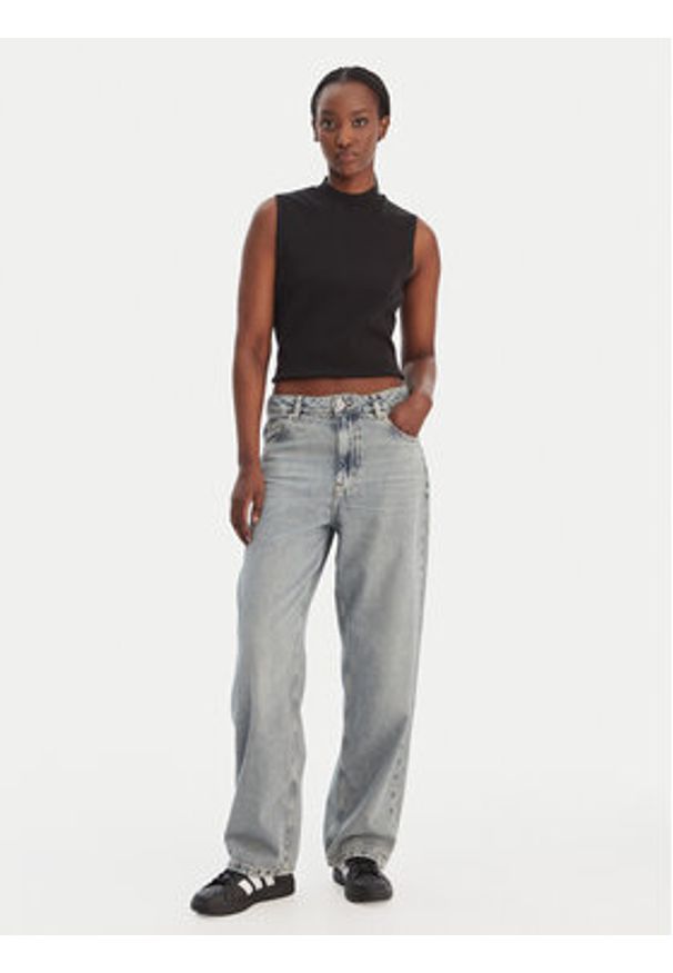 Hugo - HUGO Jeansy Leni_B 50557383 Niebieski Regular Fit. Kolor: niebieski