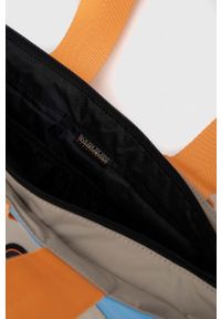 Napapijri plecak kolor beżowy duży wzorzysty. Kolor: beżowy #3