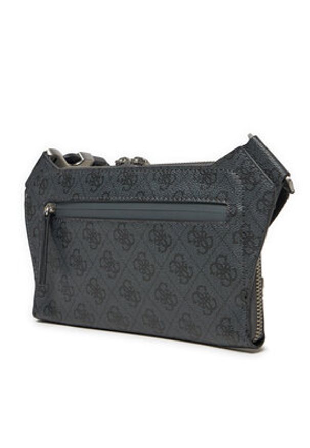 Guess Saszetka HMSILO P5114 Czarny. Kolor: czarny. Materiał: skóra