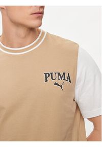 Puma T-Shirt Squad 678968 Beżowy Regular Fit. Kolor: beżowy. Materiał: bawełna #5