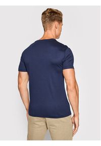 Polo Ralph Lauren T-Shirt 710740727 Granatowy Slim Fit. Typ kołnierza: polo. Kolor: niebieski. Materiał: bawełna #5