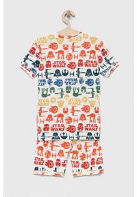 GAP piżama bawełniana dziecięca x Star Wars wzorzysta. Materiał: bawełna. Długość: krótkie. Wzór: motyw z bajki #2