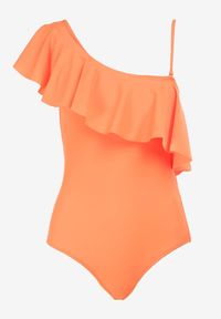 Renee - Pomarańczowy Strój Kąpielowy Midair. Kolor: pomarańczowy. Wzór: jednolity, aplikacja #4