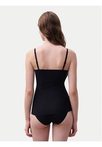 Chantelle Top Soft Stretch C10620 Czarny Slim Fit. Kolor: czarny. Materiał: syntetyk #6