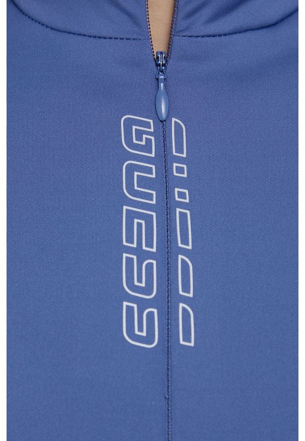 Guess Bluza damska z nadrukiem. Kolor: niebieski. Długość: długie. Wzór: nadruk