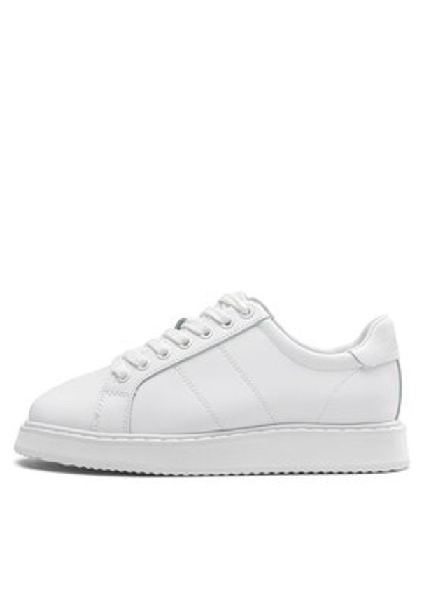Lauren Ralph Lauren Sneakersy Angeline 4 802875887001 Beżowy. Kolor: beżowy. Materiał: skóra