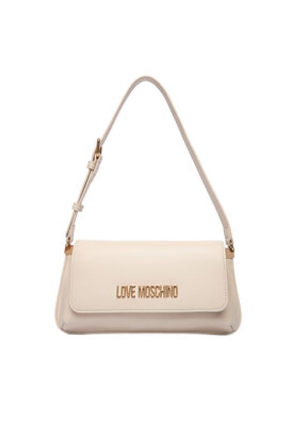 Love Moschino - LOVE MOSCHINO Torebka JC4058PP0NLO0110 Écru. Materiał: skórzane