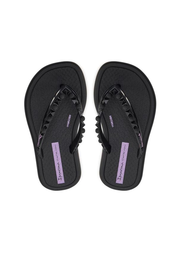 Japonki dziecięce Ipanema Meu Sol Kids. Kolor: czarny