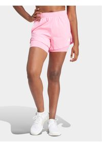 Adidas - adidas Szorty sportowe Training Minimal IS3950 Różowy Regular Fit. Kolor: różowy. Materiał: syntetyk #1