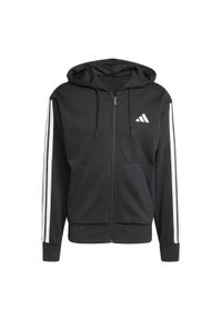Bluza Polarowa Adidas Czarna i Biała. Kolor: czarny. Materiał: poliester, materiał #1
