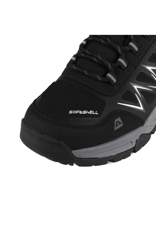 ALPINE PRO - Buty niskie softshellowe Alpine Pro Nige wodoodporne. Okazja: na spacer. Kolor: czarny. Materiał: guma. Sport: turystyka piesza