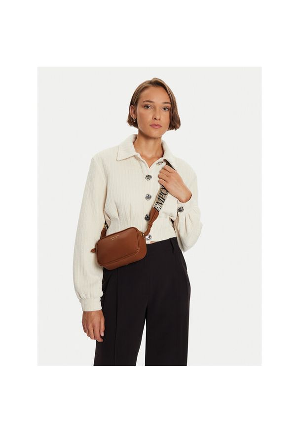 Torebka Emporio Armani. Kolor: brązowy