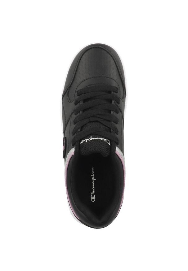 Buty do chodzenia damskie Champion Rebound Low. Zapięcie: sznurówki. Kolor: czarny. Materiał: syntetyk, tkanina, materiał. Szerokość cholewki: normalna. Sport: turystyka piesza