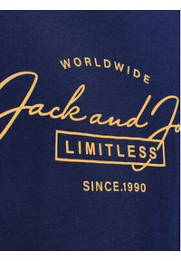 Jack & Jones - Jack&Jones T-Shirt Erris 12256799 Granatowy Standard Fit. Kolor: niebieski. Materiał: bawełna #7