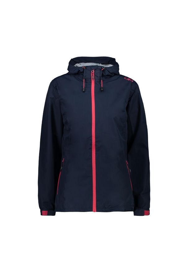 Kurtka przeciwdeszczowa damska z kapturem CMP. Typ kołnierza: kaptur. Kolor: wielokolorowy, niebieski, czerwony. Sport: turystyka piesza