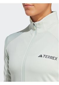 Adidas - adidas Polar Terrex Multi Full-Zip Fleece Jacket HN5464 Zielony Slim Fit. Kolor: zielony. Materiał: polar, syntetyk