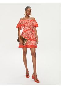 Gaudi Sukienka letnia 411FD15049 Pomarańczowy Regular Fit. Kolor: pomarańczowy. Materiał: bawełna. Sezon: lato #2