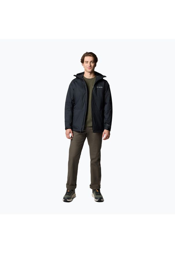columbia - Kurtka ocieplana męska Columbia Point Park II Insulated. Kolor: czarny. Sport: turystyka piesza