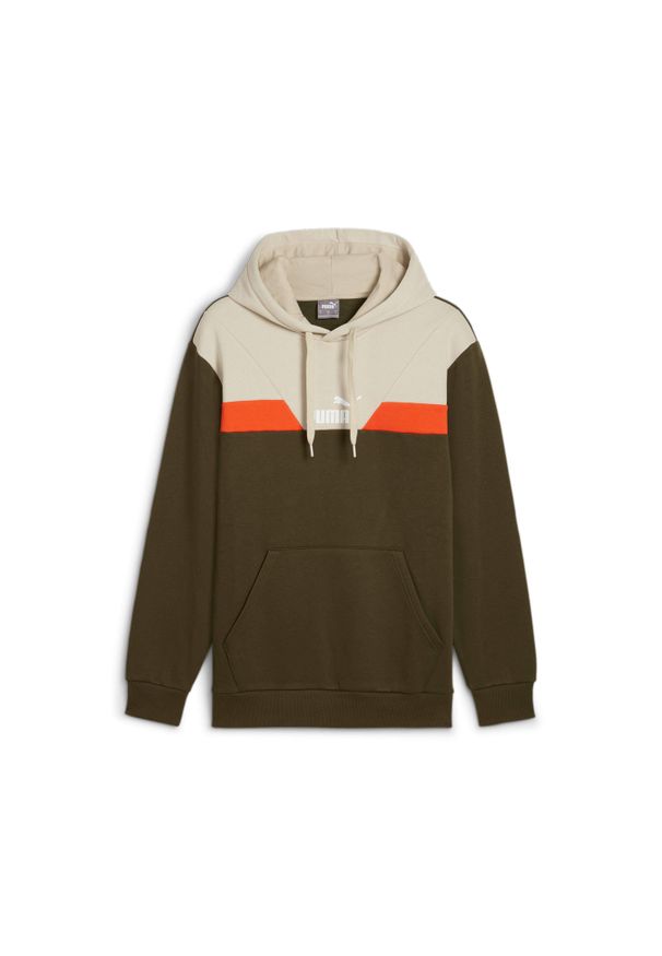 Bluza z kapturem Puma Power Colorblock. Typ kołnierza: kaptur. Kolor: zielony