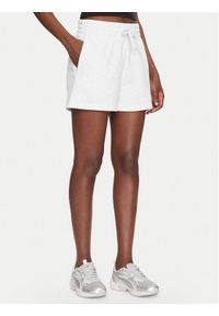 Under Armour Szorty sportowe Rival Fleece Short 1382723 Szary Loose Fit. Kolor: szary. Materiał: bawełna