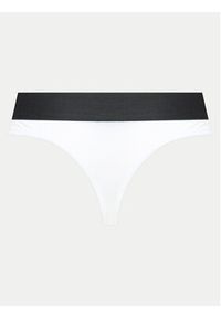 Karl Lagerfeld - KARL LAGERFELD Stringi 240W2128 Biały. Kolor: biały. Materiał: bawełna