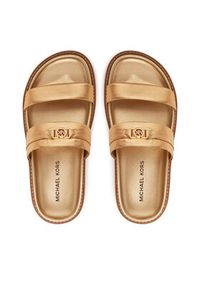 MICHAEL Michael Kors Klapki Mandy 40S5MAFS1M Złoty. Kolor: złoty. Materiał: skóra #3