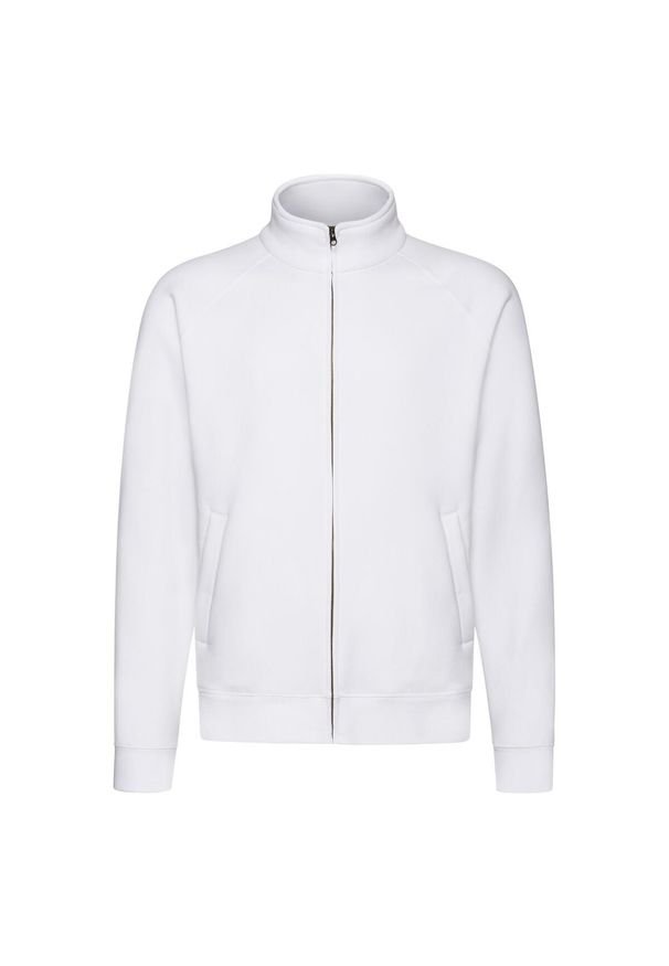 FRUIT OF THE LOOM - Kurtka Unisex Premium Plain Dla Dorosłych. Kolor: biały