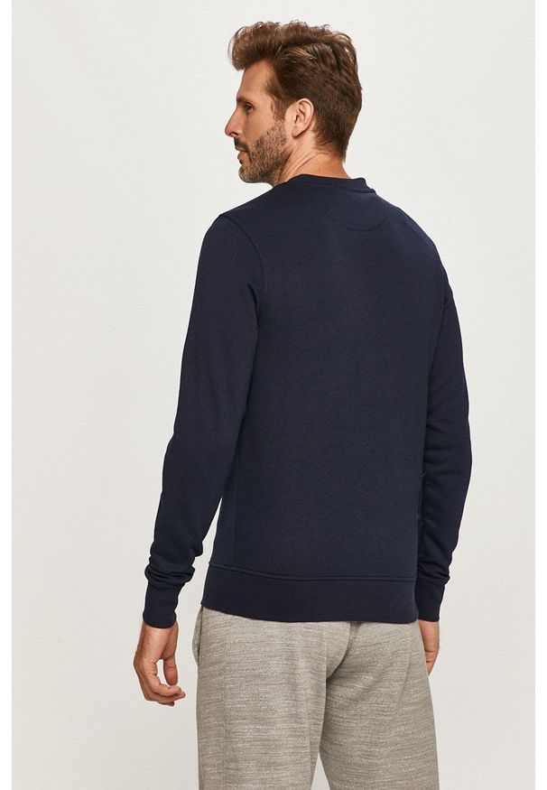 Lacoste bluza. Okazja: na co dzień. Kolor: niebieski. Wzór: aplikacja. Styl: casual